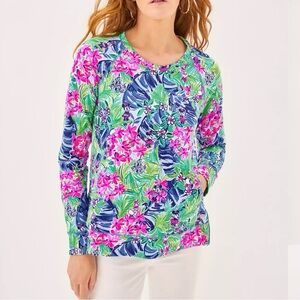 Brand New Lilly Pulitzer Disney Beach Comber Resort White Disney Dreamin, XL